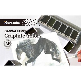 BỘ 6 MÀU NƯỚC TONE TRẦM GANSAI TAMBI GRAPHITE