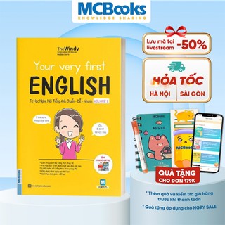 Sách - Your Very First English - Tự Học Nghe Nói Tiếng Anh Chuẩn Dễ Nhanh Volume 1 - Học Kèm App Online