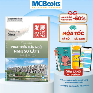 Sách - Giáo Trình Phát Triển Hán Ngữ Nghe Sơ Cấp 2 - Dành Cho Người Luyện Thi HSK - Học Kèm App Online