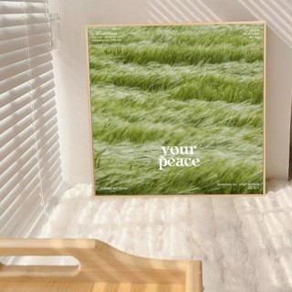 Tranh canvas đồng cỏ bình yên, tranh treo tường cao cấp, tranh treo phòng khách, phòng làm việc, tặng đinh treo - Printe