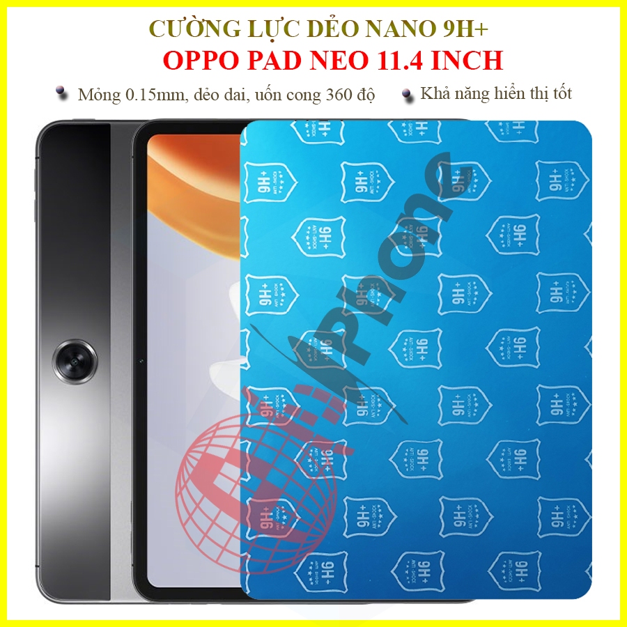 Dán cường lực dẻo nano trong hoặc nhám cho Oppo Pad Neo (11.4 inch) - Dán Tablet