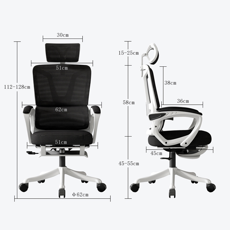 Ghế Văn Phòng Ghế Công Thái Học Ghế Xoay Văn Phòng Có Gác Chân Đệm Dày Dặn Anhome Pehouse PH23301 | BigBuy360 - bigbuy360.vn