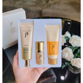 Set Kem chống nắng chống nhăn dưỡng da Whoo Wrinkle Sun SPF50+++