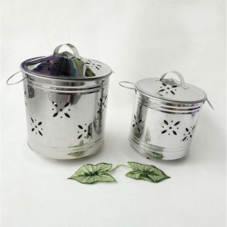 Lò đốt tiền vàng mã, giấy tiền vàng bạc inox bông mai