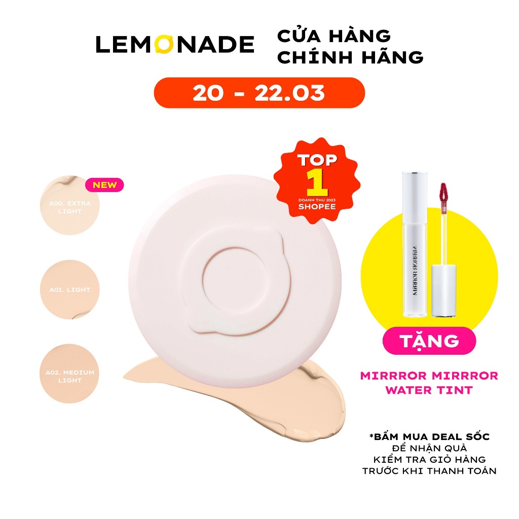 Phấn nước siêu kiềm dầu Lemonade Supermatte Cushion 15g