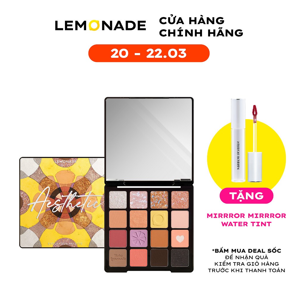 Bảng phấn mắt Lemonade Aesthetic Eyeshadow Palette Version 2 20.8g