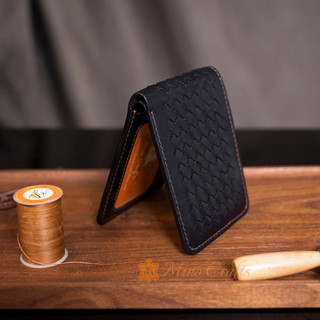 Ví nam da bò mini - Đồ da Handmade - Mino Crafts