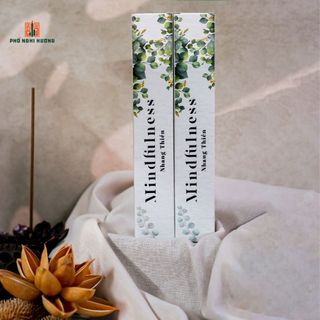 Nhang thiền Mindfulness - Phổ Nghi Hương xông nhà, khử mùi hiệu quả bằng hương thơm bồ kết tự nhiên không hóa chất