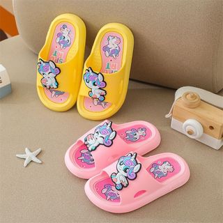 Dép bé gái dép lê quai ngang hoạt hình Pony Hello Kitty dễ thương nhựa mềm chống trơn trượt size 3-12 tuổi