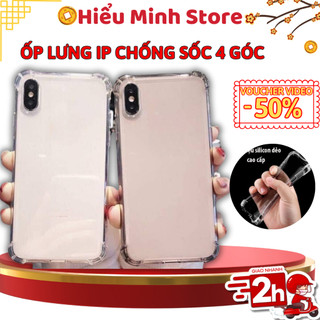 Ốp lưng chống sốc cho iPhone, trong suốt, ip 5/6Plus/7Plus/Xsmax/ip11/ip11pro/ip11promax/12/12pro/12promax/13 Promax