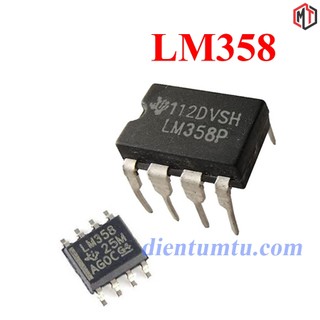 Ic khuếch đại thuật toán lm358 lm358p