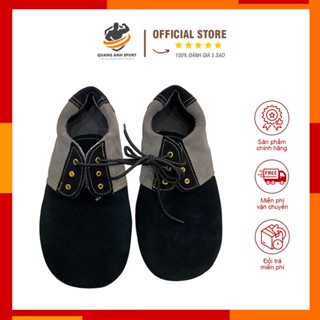 Giày Đá Cầu Mỏ Vịt 2 Lớp Bằng Da Lộn, Đế Cao Su Chống Trơn Tiêu Chuẩn