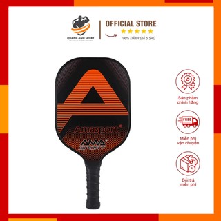 Vợt Pickleball AMA 4001 Làm Từ Sợi Carbon Siêu Nhẹ Tặng 2 Quả Bóng