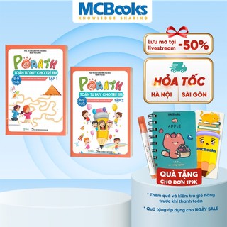 Sách - combo pomath toán tư duy cho trẻ 8 - 9 tuổi