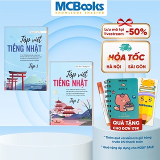 Sách - Combo Tập viết tiếng Nhật