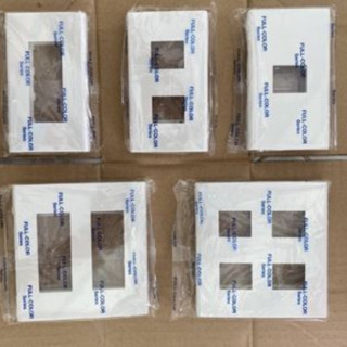  Hạt công tắc ổ cắm đèn báo Mặt cho 1-2-3-4-6 thiết bị Panasonic dòng full  hạt nhỏ - tặng kèm vít lắp mặt 