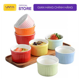 [HỎA TỐC] CỐC SỨ, KHUÔN RAMEKIN LÀM BÁNH FLAN, CARAMEL, LAVA, SỮA CHUA ĐỦ MÀU, ĐỦ CỠ