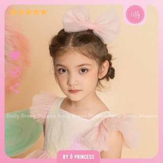 Ó Princess Bờm nơ công chúa cho bé, bờm voan 2 lớp nhiều màu