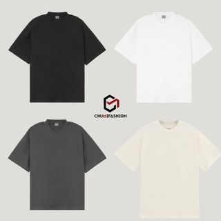 Áo Thun Trơn Nam Nữ CHUMI Áo Phông Trơn Blank T-shirt 100% Cotton 250gsm Cao Cấp AT639