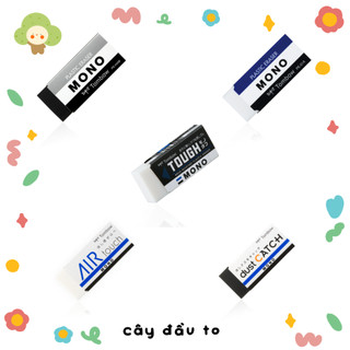 Gôm Tẩy Eraser Mono Tombow Nhật Bản Các Loại Cây Đầu To