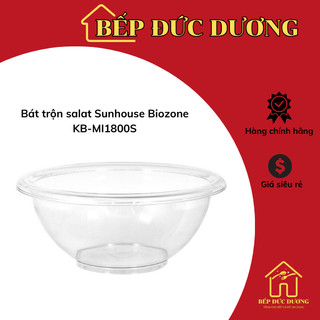Bát trộn salad 1800ml sunhouse biozone kb-mi1800s- bếp đức dương