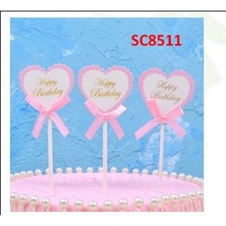 Topper giấy trang trí bánh kem