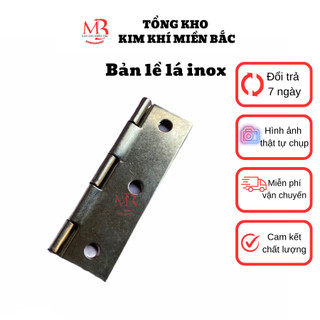 Bản lè lá inox, bản lề lá sắt, đủ kích cỡ, kim khí miền bắc