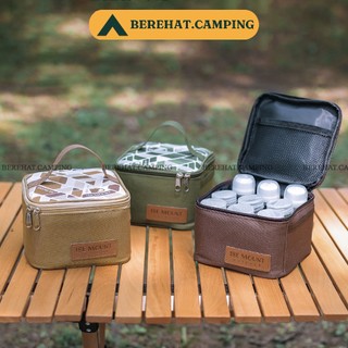 Đựng gia vị, bộ set đựng gia vị 9 món kèm túi vải mang đi du lịch tiện lợi - BRH37