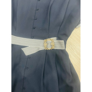 Đầm Elise ( màu xanh đen) phối đai M