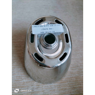 Chụp đuôi pô xe ab 160-125 airblade 2023-2024 đời mới inox