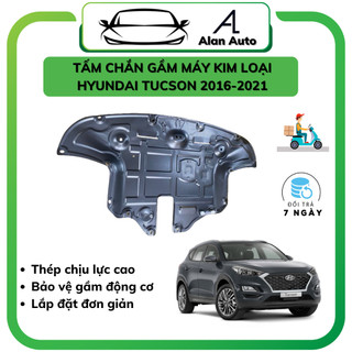 Tấm chắn gầm máy Hyundai Tucson 2016-2021, Chắn gầm máy kim loại Chống đá văng, bùn đất. Có ốc đi kèm tự lắp đặt