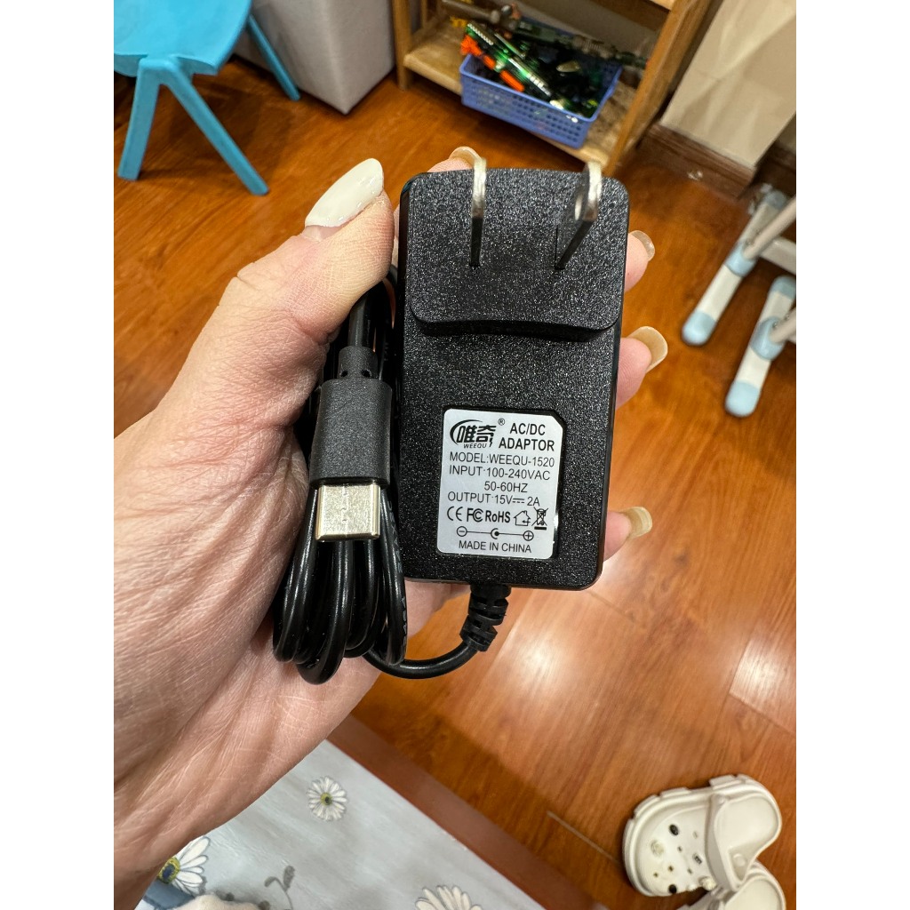DC 15V 2A 30W CHÂN CẮM TYPE C <BỘ NGUỒN SẠC LOẠI TỐT>
