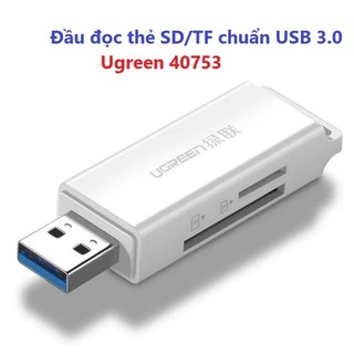 Đầu Đọc Thẻ Nhớ SD/TF USB 3.0 ( 40752 , 40753 ) Ugreen