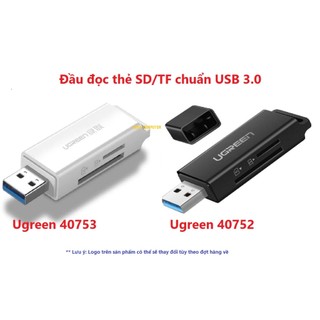 Đầu Đọc Thẻ Nhớ SD/TF USB 3.0 ( 40752 , 40753 ) Ugreen
