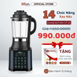 Máy Xay Sữa Hạt Đa Năng SEKA E400 1750ml Với 14 Chức Năng Trong 1 Xay Nấu Tự Động Bảo Hàng 1 Năm Chính Hãng