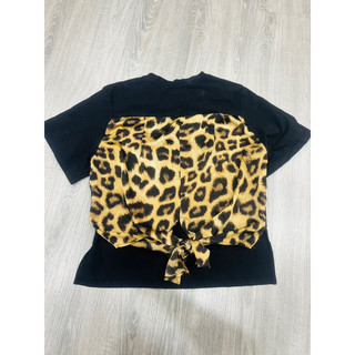 Áo thun đen beo Ivy Moda
