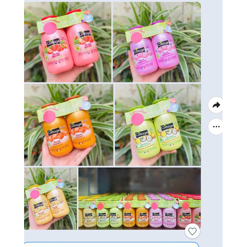 ⚡️⚡️ Sữa Tắm Cottage 250ml