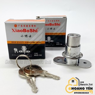 Khóa nhấn cửa lùa cánh kính, Ổ khoá nhấn cửa kính lùa XiaoBoShi, Ổ khóa tủ kính lùa 2 cánh