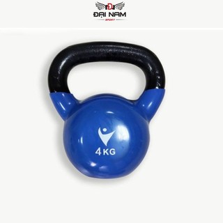 Tạ Bình Vôi,Tạ Quai Xách 4KG Thép Nguyên Khối Bọc Cao Su Cao Cấp Đại Nam Sport