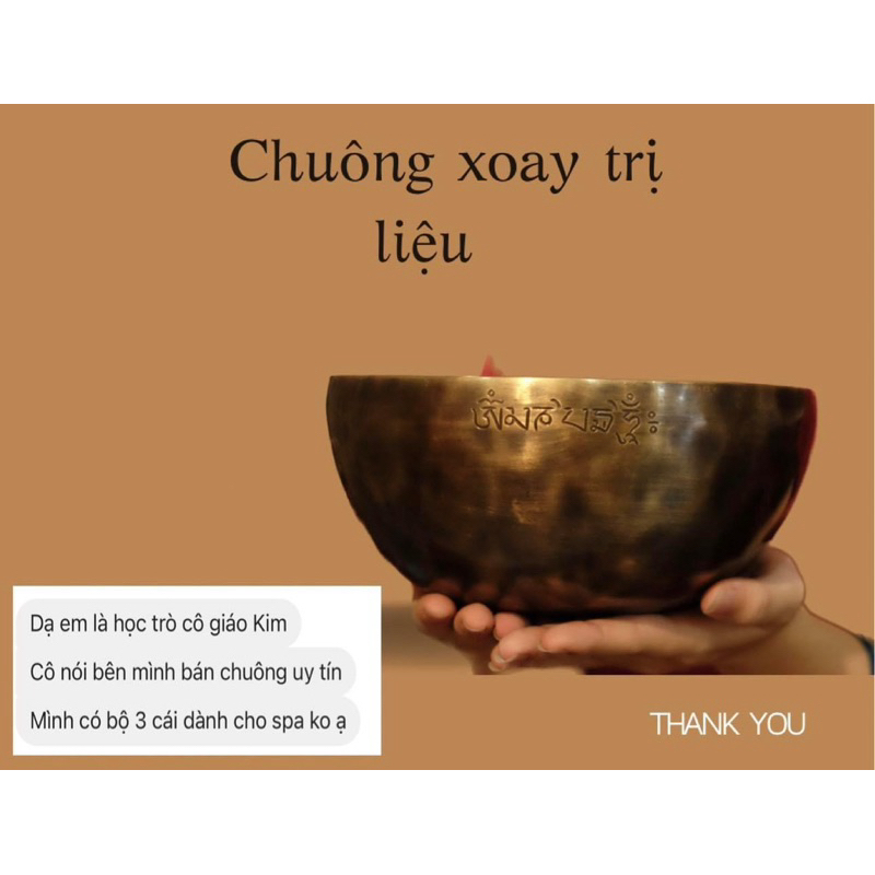 chuông xoay trị liệu 18 cm