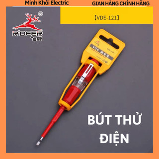 Bút thử điện Rdeer VDE-121,bút thử điện đa năng,bút thử điện cảm ứng,tô vít điện đảo đầu,vít thử điện