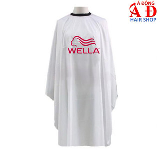 ÁO CHOÀNG CẮT TÓC CHUYÊN NGHIỆP SALON HÃNG WELLA PROFESSIONAL TRẮNG
