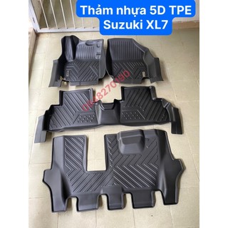Thảm lót sàn nhựa 5d tpe xe suzuki xl7/ ertiga đời 2018- 2023,2024. đúc nguyên khối tràn viền theo xe
