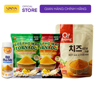 BỘT PHÔ MAI SAJANG HQ, TORNADO MẶN NGỌT LẮC  KHOAI TÂY, GÀ RÁN, BÁNH GẠO, ĐỒ CHIÊN, LÀM SỐT PHOMAI THƠM NGON, BỔ DƯỠNG
