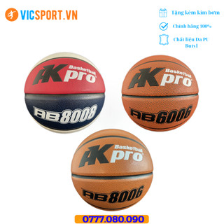Quả bóng rổ ak pro ab8008, banh bóng rổ da ak pro ab8006, ab6006 số 7 - vicsport