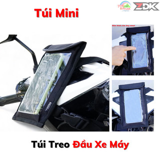 Phụ kiện túi treo đầu xe máy, túi đựng điện thoại, đồ dùng tiện dụng, cảm ứng điện thoại tốt, siêu tiện lợi