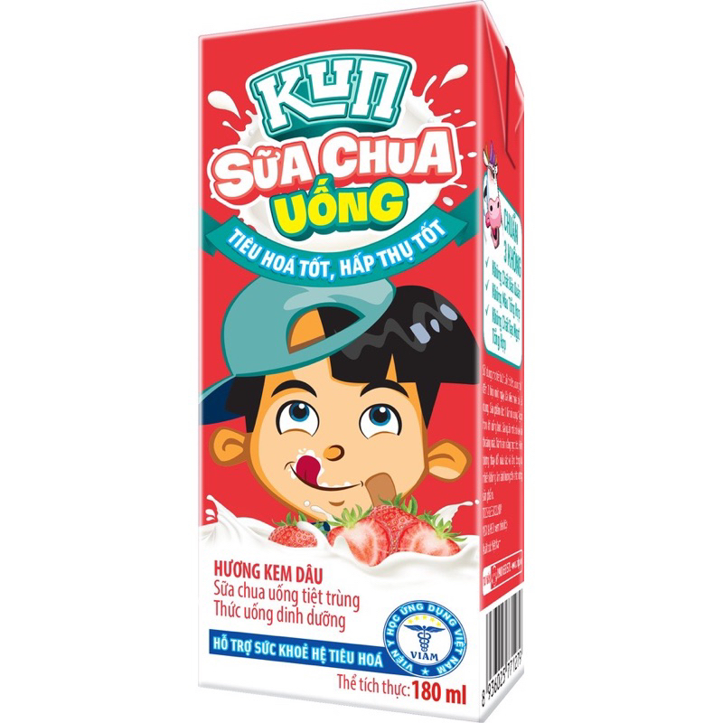 Kun Sữa chua uống 180ml