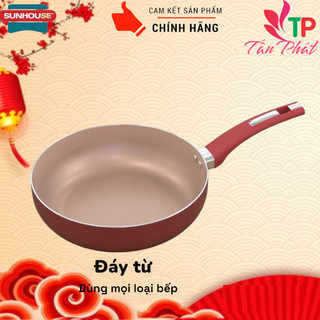 Chảo chống dính sunhouse đáy từ siêu dày 20/26/28/30cm swp20ma - swp30ma
