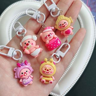 Móc Khóa Loopy Dễ Thương Hoạt Hình Đánh Răng Mới