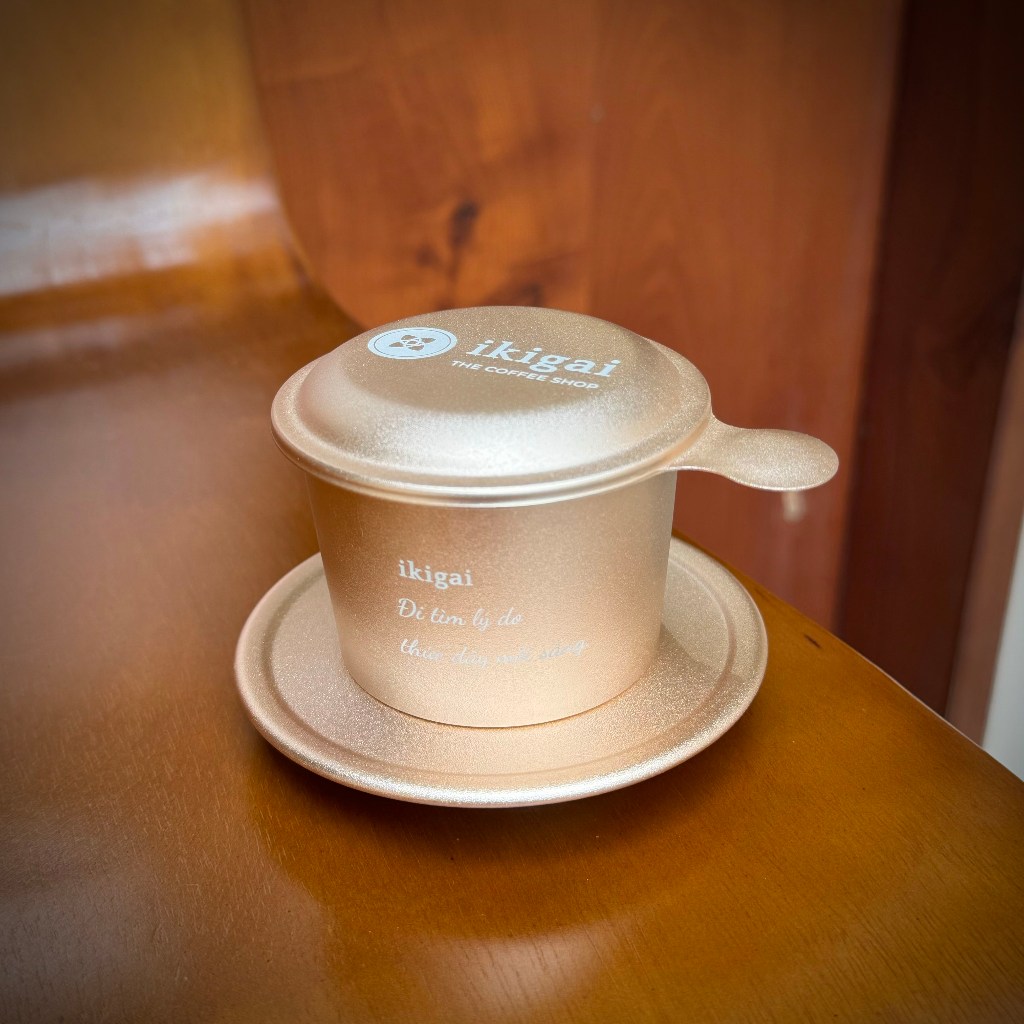 Phin nhôm cao cấp pha cà phê ngon "Ikigai - Đi tìm lý do thức dậy mỗi sáng"